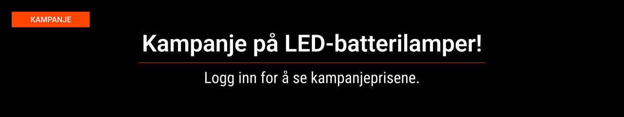LED-batterilamper kampanje